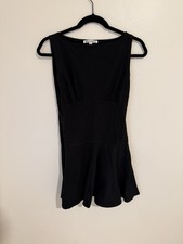 Black Knit Reformation Mini Dress Small
