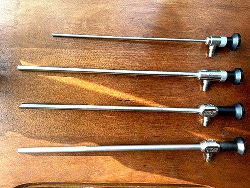 Dyonics Medical Rigid Laparoscopic Endoscope Lot of (4) / 0 degree 10mm 45degree