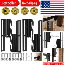 Effortless Bed Frame Transformation: 4 Heavy-Duty Hook-On Brackets Included