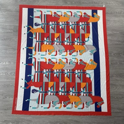 Hermès Rocabar Cotton Pareo Scarf Shawl Wrap