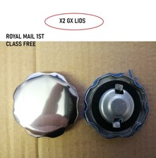 X2 METAL FUEL TANK CAP LID  HONDA ENGINE GX120 GX140 GX160 GX200 LONCIN LIFAN