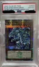 PSA 10 Blue-Eyes White Dragon Tokyo Dome Green Ver Yu-Gi-Oh! Card