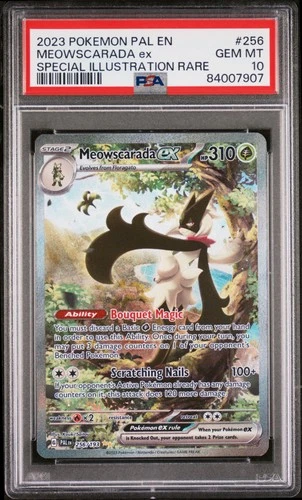 Meowscarada ex 256/193 Sv02: Paldea Evolved Holo PSA 10