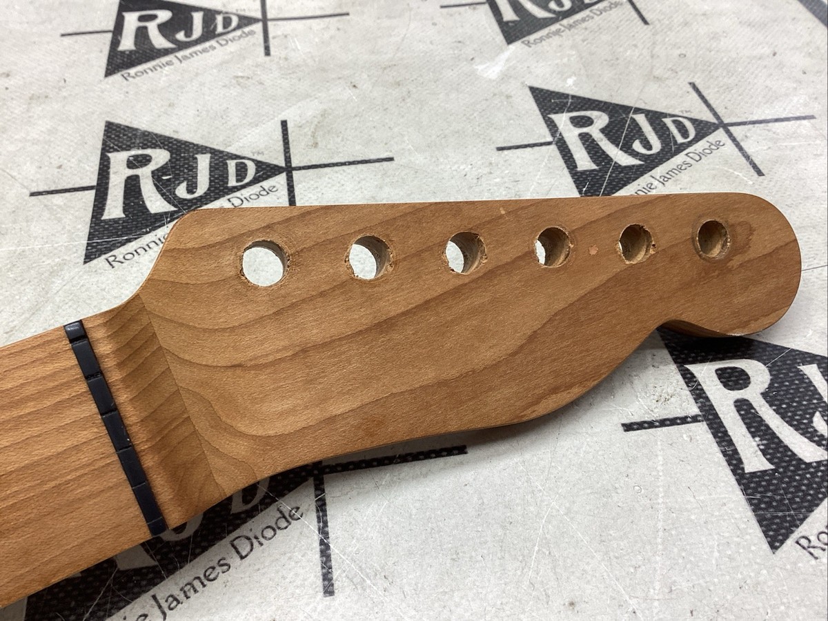 Warmoth Tele Modern Electric Guitar Neck Roasted Maple Fatback | eBay