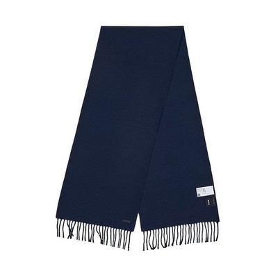 Hugo Boss Wollschal mit Logo-Patch für Herren FW25 50517218 404 147406743 [U]