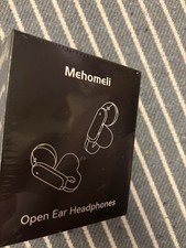 Mehomeli Open Ear Headphones. Wireless Earbuds New/sealed In Box