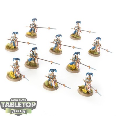 Lumineth Realm Lords - 10 Vanari Auralan Wardens - bemalt