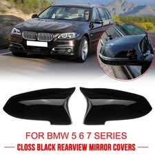 2pcs Für BMW 5er F10 F11 LCI Limo 14-16 Abdeckung NEU Spiegelkappe Außenspiegel