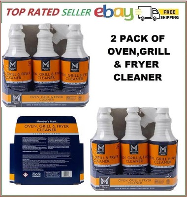 6 PACK - Member's Mark Commercial Oven, Grill and Fryer Cleaner (32 oz.)