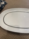 Vintage Block Bidasoa Porcelain PLATINO 14" Oval Serving Platter — photo 2