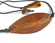 Leather Shepherd Sling Handmade Paracord Shepherds Old-Fashioned Slingshot Te...