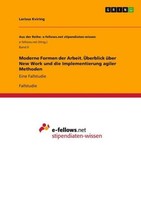 Moderne Formen Der Arbeit. ÜBerblick üBer New Work Und Die Implementierung Agile