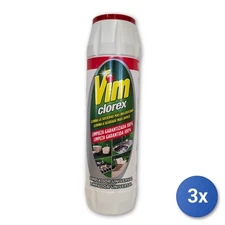 3x Vim Clorex Degreaser Dust 750 Gr