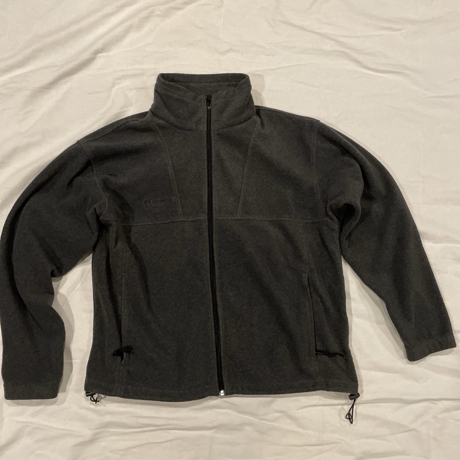 Columbia Men's XL Dark Gray Full Zip Fleece Jacket
