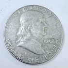 1962-D Franklin Half Dollar 90% Silver - Circulated Coin #7572