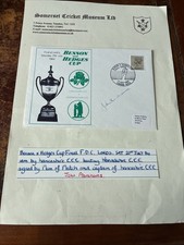 Benson & Hedges Final 84 Lancashire v Warwickshire - Signed John Abrahams - FDC