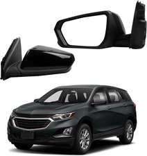 Left Side Mirror Compatible with 18-23 Chevy Equinox Black 5 Pins 18-23 GMC Te