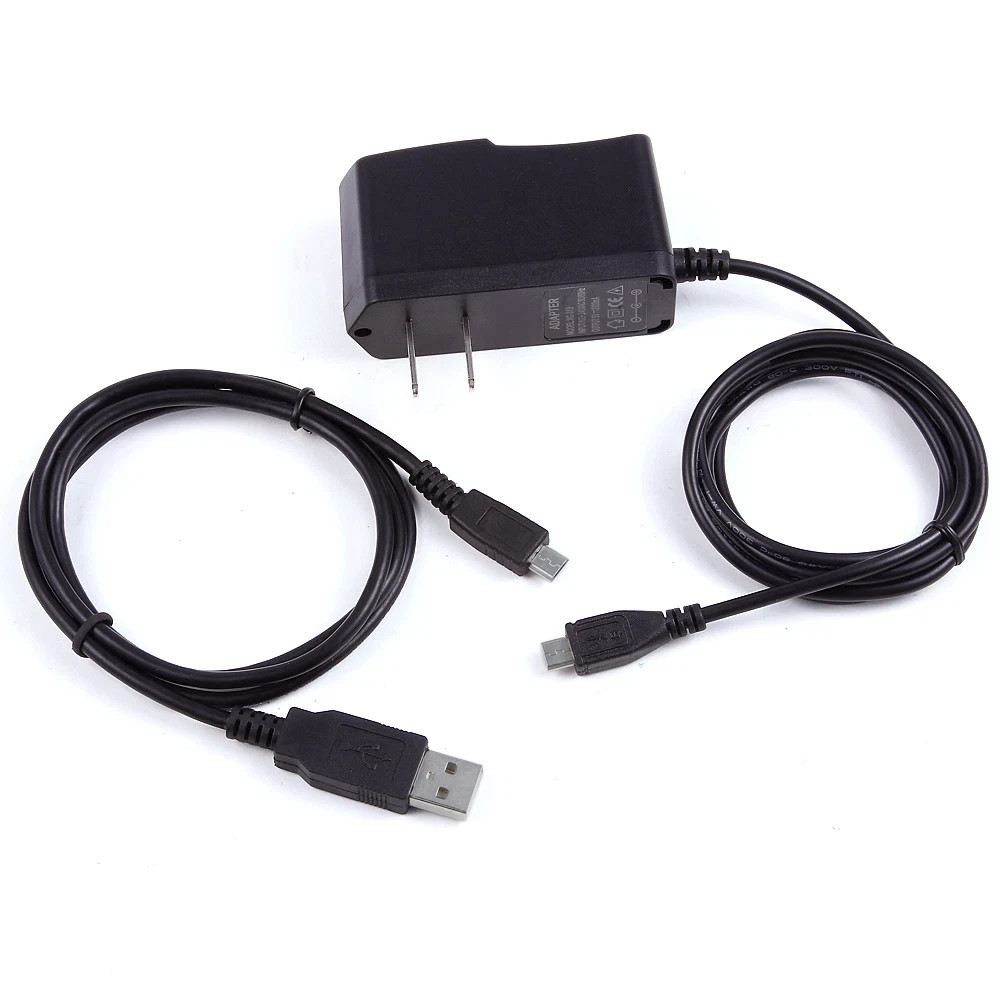 AC Wall Power Charger Adapter +USB Cord For JLab Shaker BLK BOX Wireless Speaker