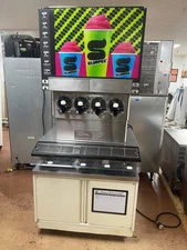 Used FBD 564 Frozen Beverage 4 Flavor Dispenser with Drink Station Stand As-Is 2