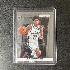 2024-25 Panini Prizm Deca AJ Johnson RC Rookie #154 Bucks