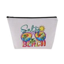 1 Pc Portable Multifunctional Makeup Bag for Vacation Travel White