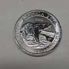 2018 Canada Polar Bear Wildlife Coin 1/2 Troy Oz .9999 Fine Silver Round Medal