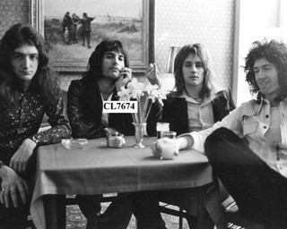 Queen: John Deacon Freddie Mercury Roger Taylor Brian May in Netherlands Photo