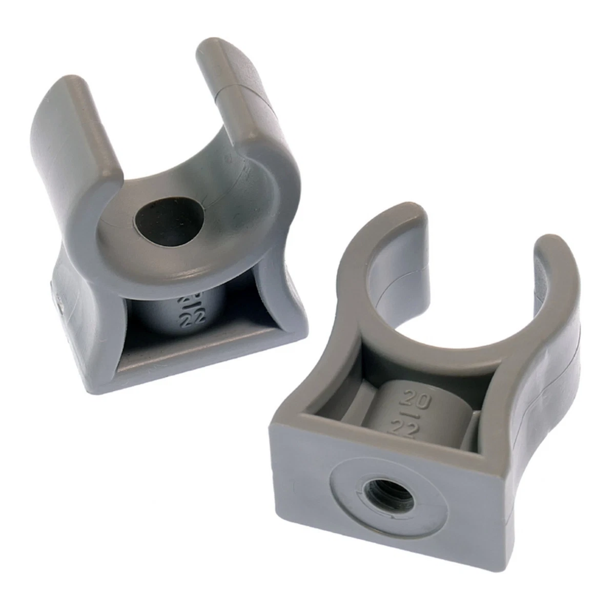 SKIR'CO (1 pz) Morsetto per tubi per tubi di diametro 100 mm, morsetto con bullone a U, staffa per tubi zincata