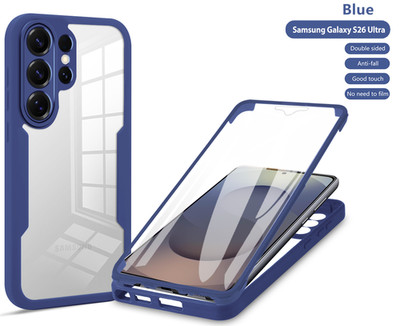 Hybrid Armor Acrylic Case 360° Protetor Full Cover ShockProof For Various Phone