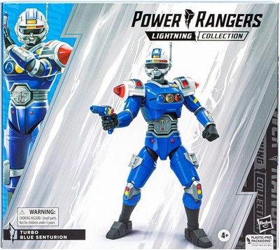 Power Rangers Lightning Turbo Blue Senturion Deluxe 6-Inch Action Figure | NEW