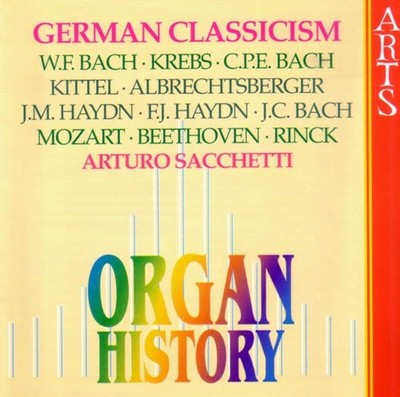 Sacchetti Arturo Organ History of German... (CD) (UK IMPORT)