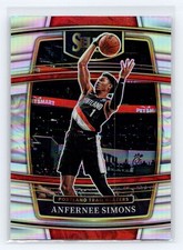 2021-22 Panini Select #29 Anfernee Simons Silver Prizm