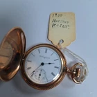 Antique Elgin 15j 1900 "Hunter" pocket watch Hinged Covers Ser# 8448010 Runs