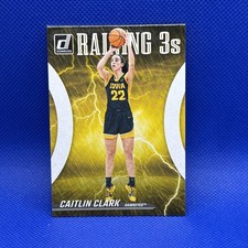 2024 Caitlin Clark Panini Donruss #R2 Raining 3s Basketball Card Iowa Hawkeyes