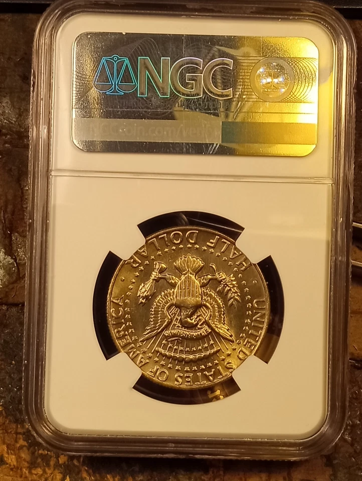 1982-P Kennedy MS66 No "FG" Variety! - Image 3 of 3