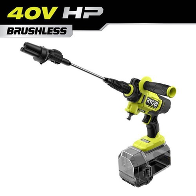 #ad RYOBI 40V HP Brushless 600 PSI Cold Water Electric Power Cleaner Tool Only $74.95