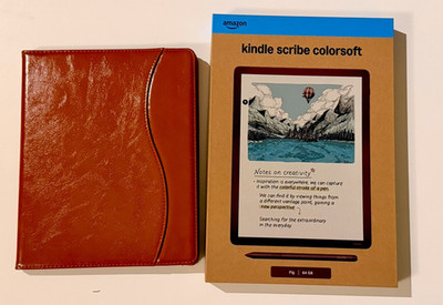 NEW 2025 Amazon Kindle Color Scribe 64GB Fig eBook Bundle - GREAT DEAL!