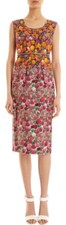 Brand New Runway Marc Jacobs Floral Sheath Dress Size 8