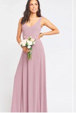 NWOT Show Me Your Mumu Mauve Purple Wedding Guest Tie Bridesmaid Dress Medium M