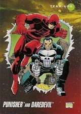 #92 Punisher and Daredevil - 1992 Impel Marvel Universe