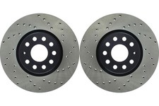 Front PAIR Stoptech Disc Brake Rotor for 2017-2019 Seat Ateca (46470)