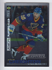1995-96 UD COLLECTORS CHOICE ADAM CREIGHTON PLATINUM PLAYERS CLUB #229 Blues