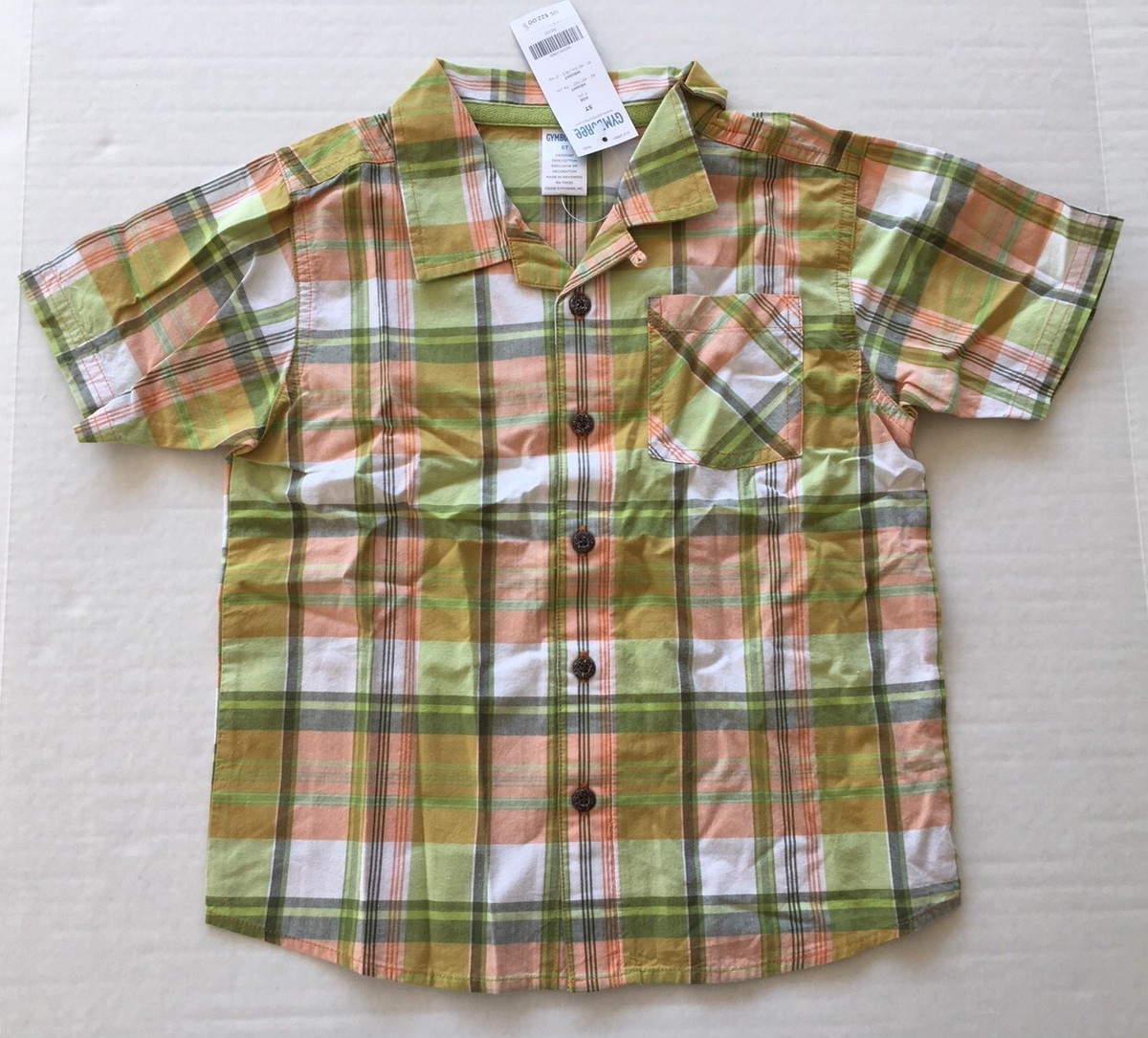 モンキー NWT Gymboree Jungle Preserve Sz 5 5T Monkey Tours Green Orange