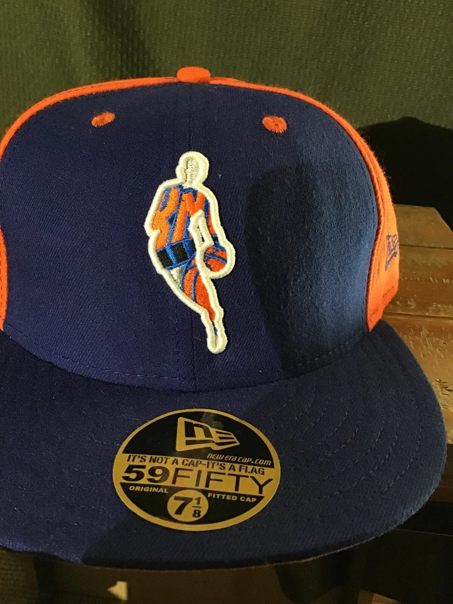 New York Knicks New Era Hat 59Fifty Fitted Cap Size 7 1/8 NBA Basketball  Blue