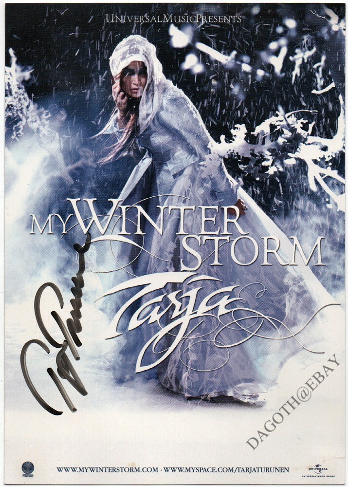 TARJA TURUNEN My Winter Storm NIGHTWISH - I Walk Alone Paradise 