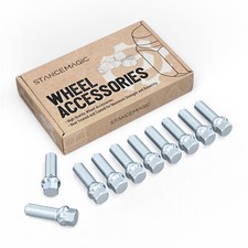 10 Lug Bolts 14x1.5 40mm Shank Ball Seat Tuner For Bmw Vw Audi Mercedes Wheels 10 Lug Bolts 14x1.5 40mm Shank Ball Seat Tuner For Bmw Vw Audi Mercedes Wheels