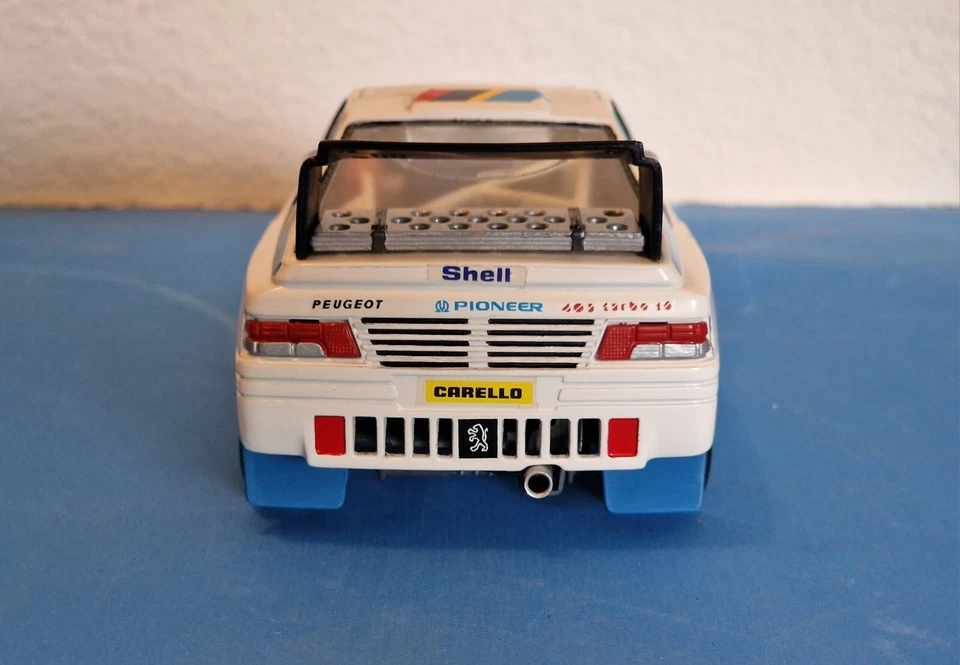 Burago 1:24 Peugeot 405 T16 Turbo Gran Raid Paris Dakar Tamiya Fujimi Solido - Immagine 2 di 4