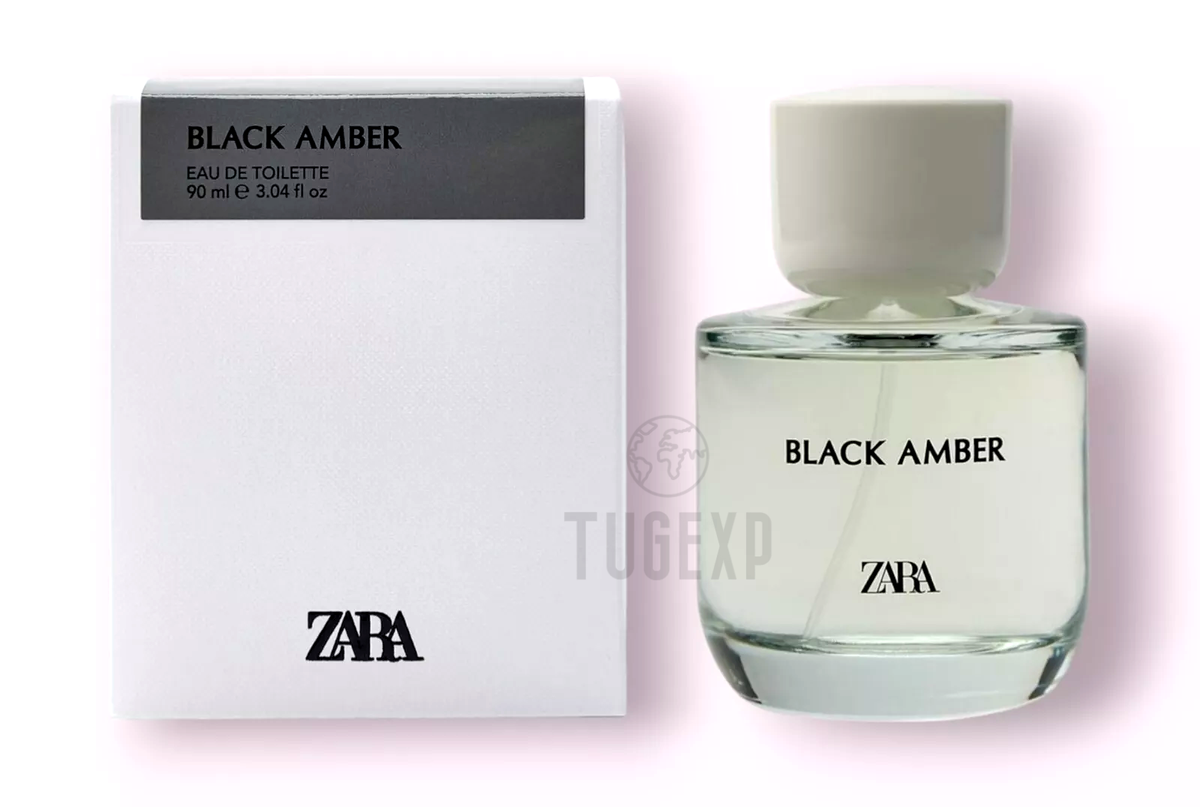 ZARA Black Amber 90ml Perfume Eau De Toilette Women Fragrance New