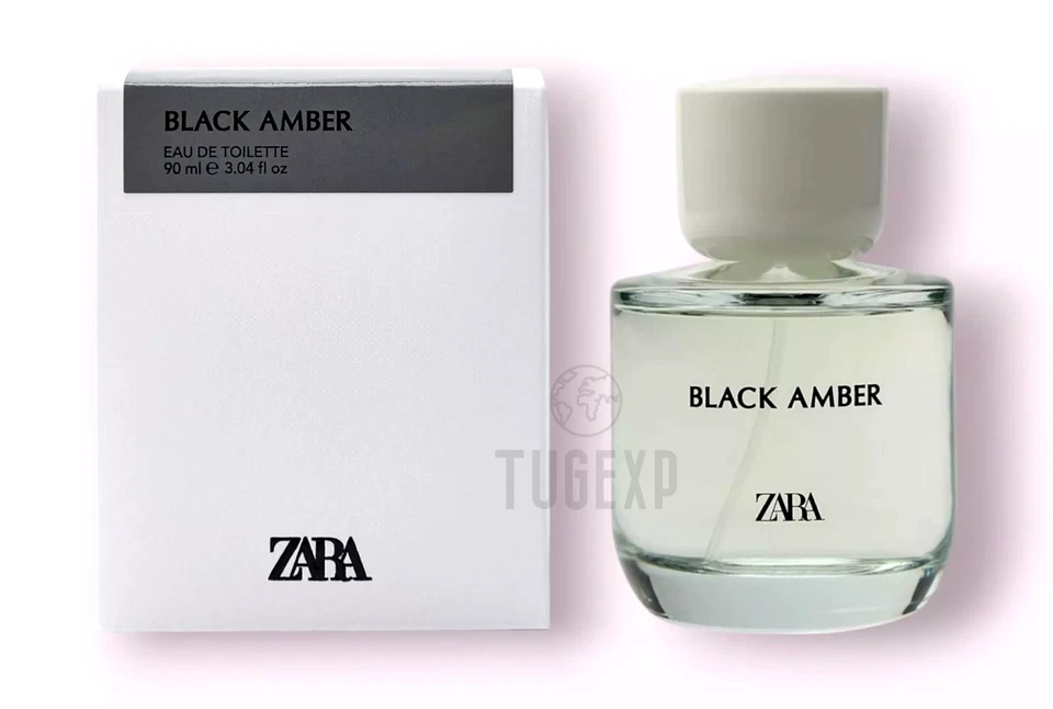 ZARA Black Amber 90ml Parfum Eau De Toilette Damenduft Neu