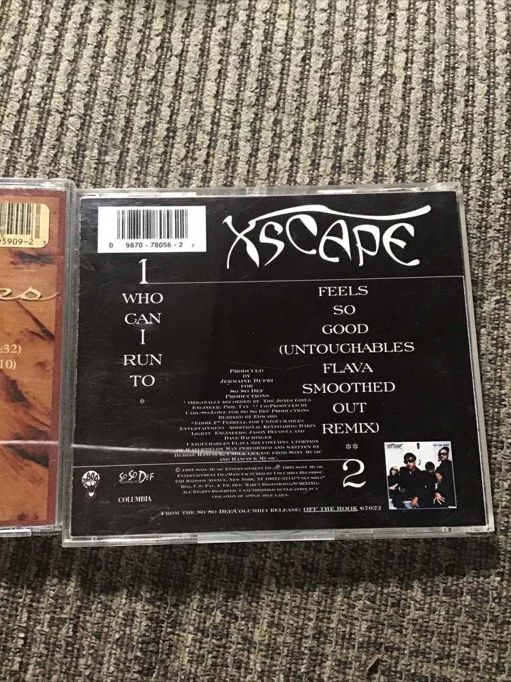 CHANGING FACES STROKE YOU UP & XSCAPE WHO CAN YOU RUN TO OOP 2-CD SINGLES 1990’s - Image 3 of 4